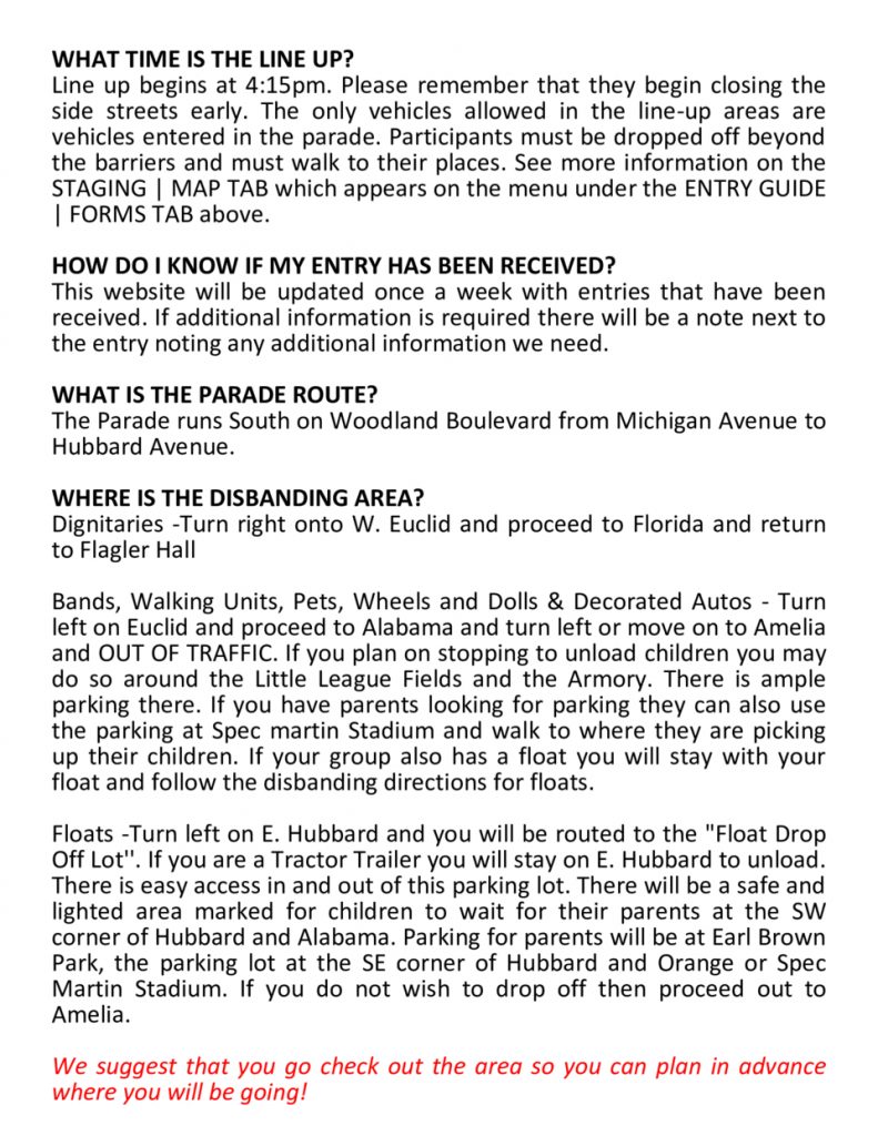 PARADE FAQs Deland Christmas Parade